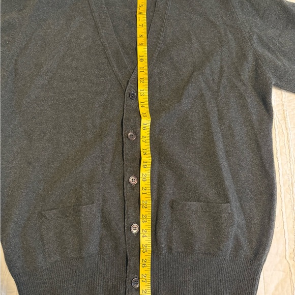 Wool Dark Gray Cardigan - Picture 7 of 10